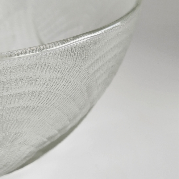 Vintage Pasari Wicker Pattern Glass Chip'N Dip Bowl Set - Picture 6 of 14